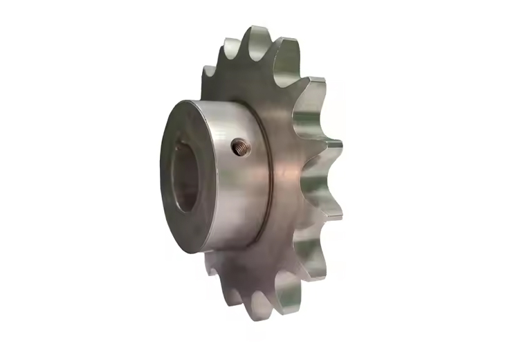 Cadena transportadora con piñón